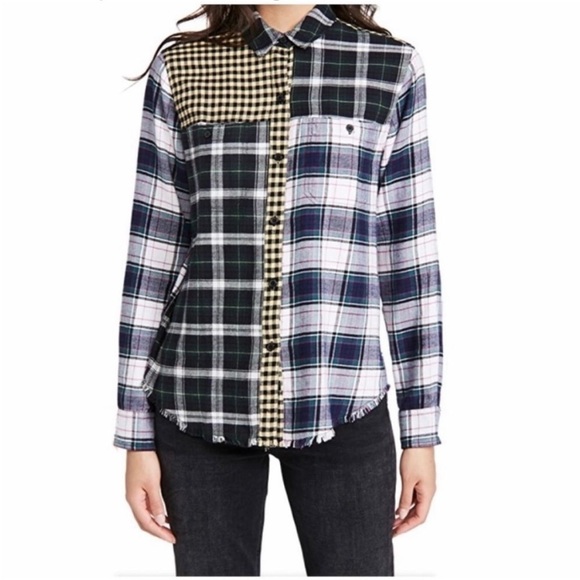 Rails Plaid Brando Button Down Shirt Size M - Picture 4 of 11